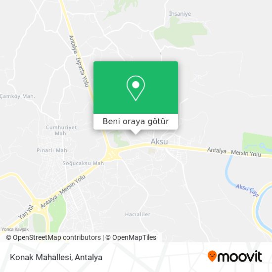 Konak Mahallesi harita