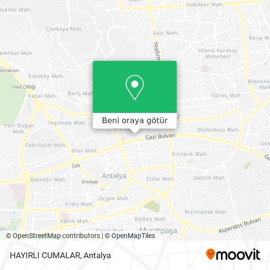 HAYIRLI CUMALAR harita