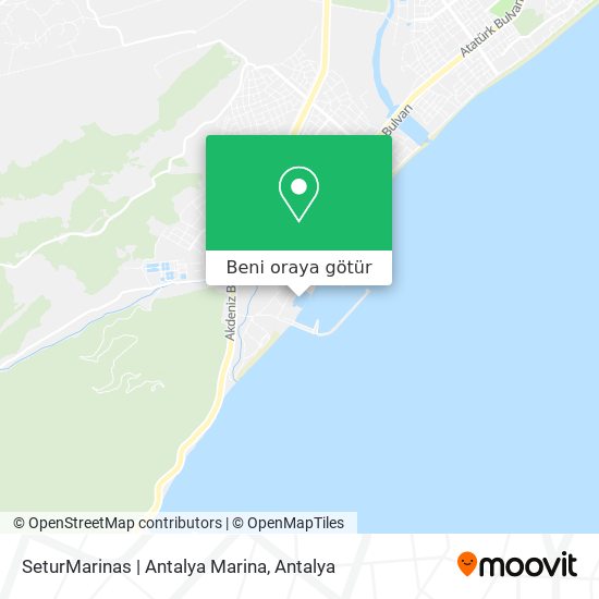 SeturMarinas | Antalya Marina harita