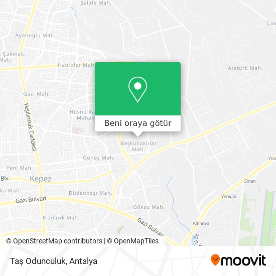 Taş Odunculuk harita