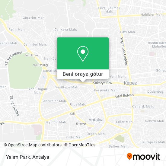 Yalım Park harita