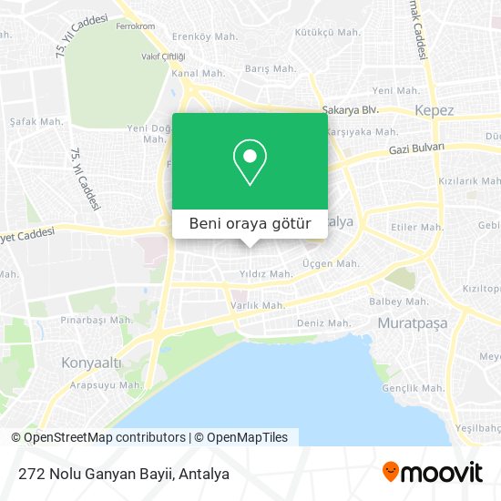 272 Nolu Ganyan Bayii harita