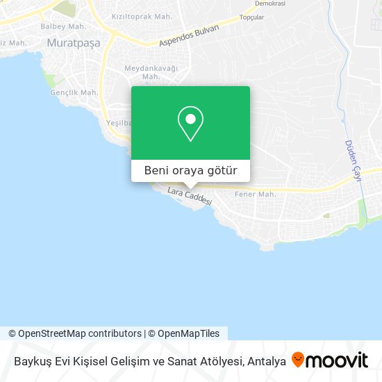 Baykuş Evi Kişisel Gelişim ve Sanat Atölyesi harita