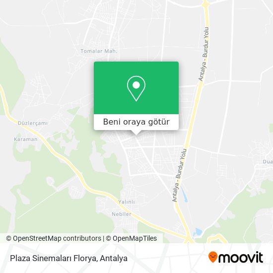 Plaza Sinemaları Florya harita