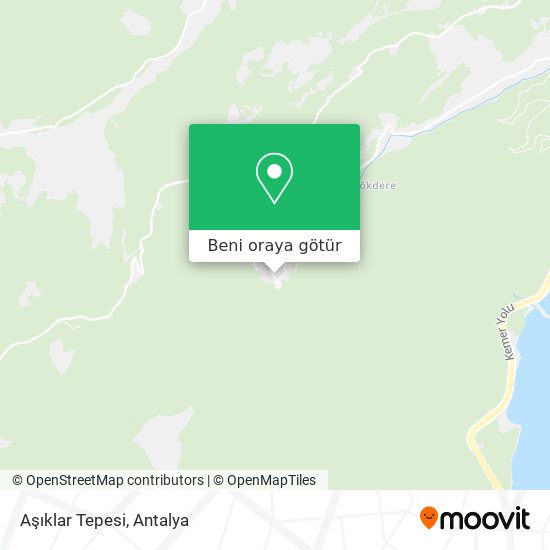 Aşıklar Tepesi harita