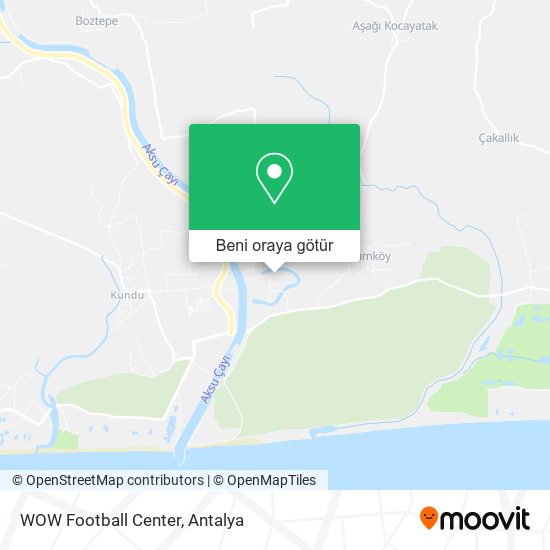 WOW Football Center harita