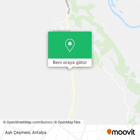 Aşk Çeşmesi harita