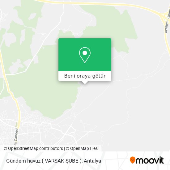 Gündem havuz ( VARSAK ŞUBE ) harita
