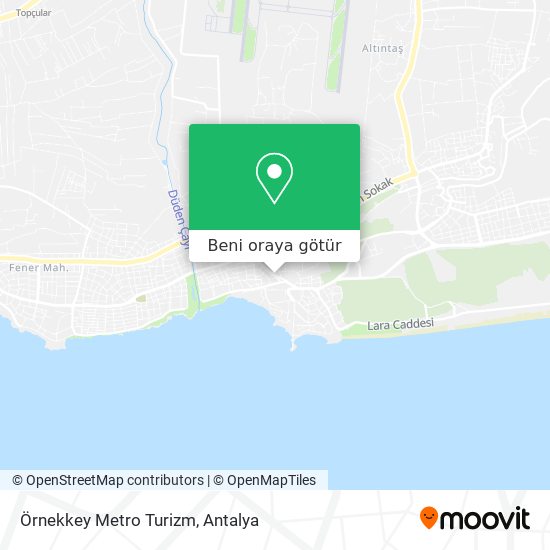 Örnekkey  Metro Turizm harita