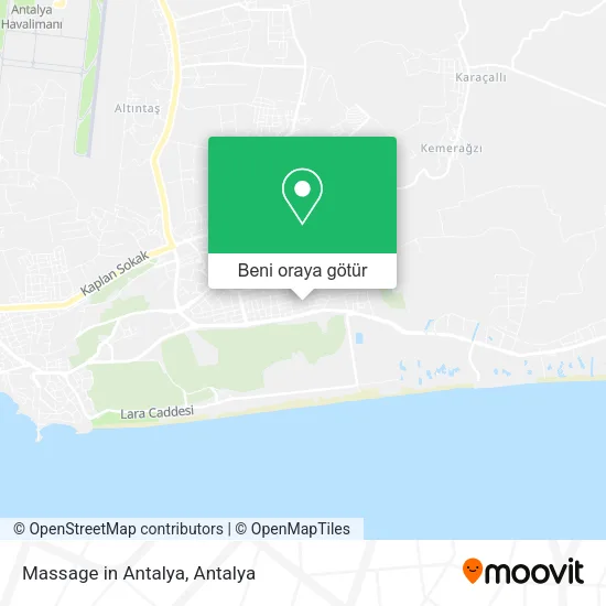 Massage in Antalya harita