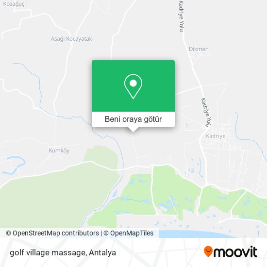 golf village massage harita
