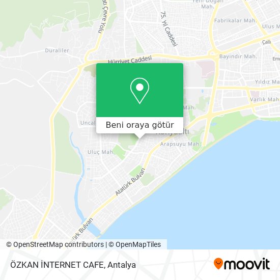 ÖZKAN İNTERNET CAFE harita