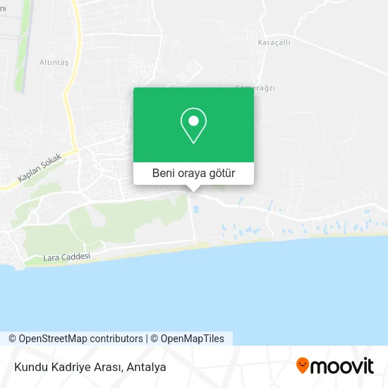 Kundu Kadriye Arası harita