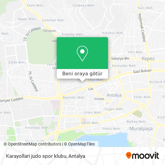 Karayollari judo spor klubu harita