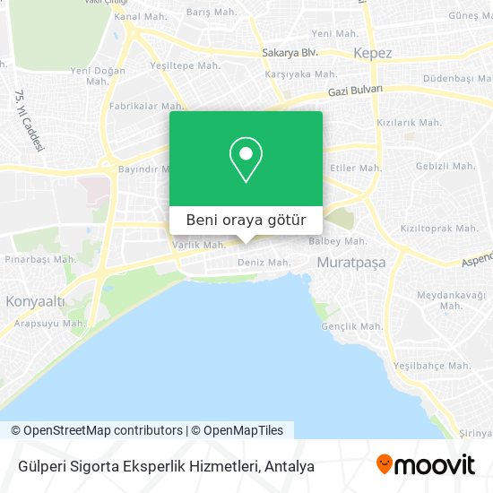 Gülperi Sigorta Eksperlik Hizmetleri harita