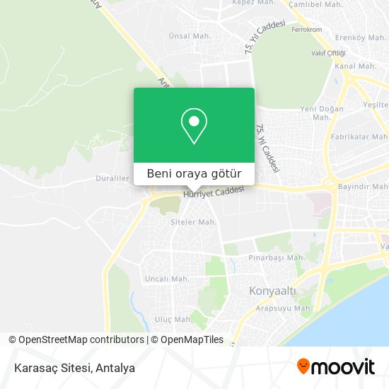 Karasaç Sitesi harita
