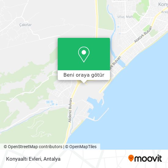 Konyaaltı Evleri harita