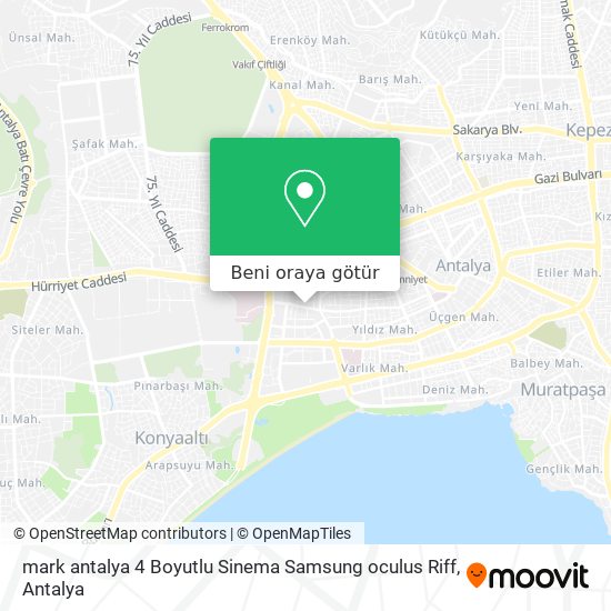 mark antalya 4 Boyutlu Sinema Samsung oculus Riff harita