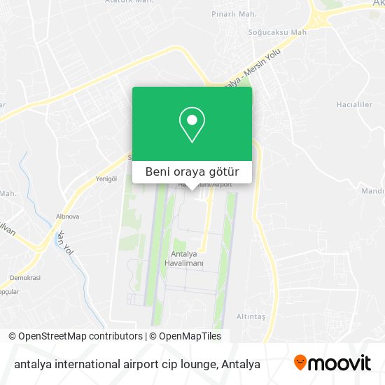 antalya international airport cip lounge harita