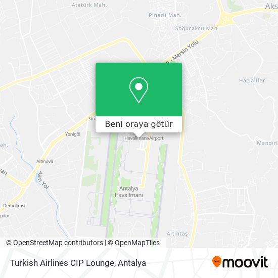 Turkish Airlines CIP Lounge harita