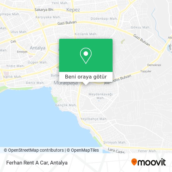 Ferhan Rent A Car harita