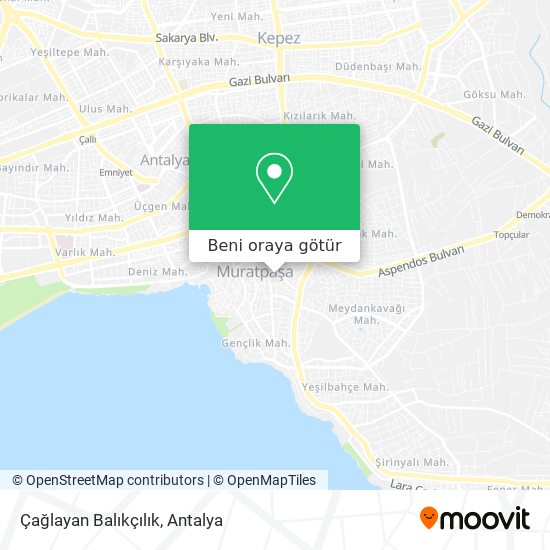 Çağlayan Balıkçılık harita