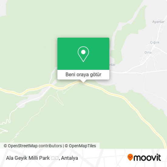 Ala Geyik Milli Park 🌿🐐 harita