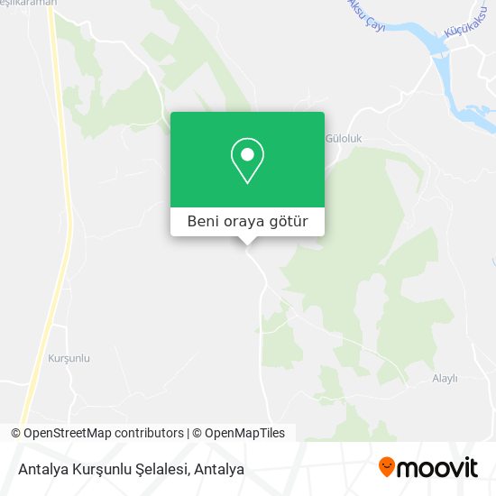 Antalya Kurşunlu Şelalesi harita