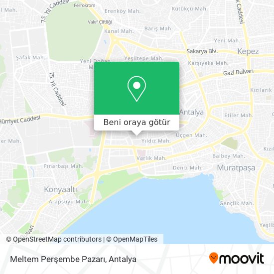 Meltem Perşembe Pazarı harita