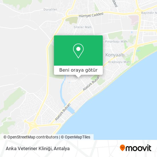 Anka Veteriner Kliniği harita