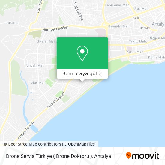 Drone Servis Türkiye ( Drone Doktoru ) harita