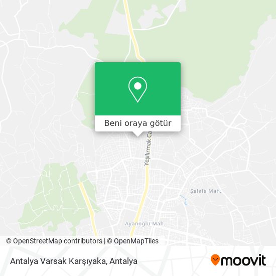 Antalya Varsak Karşıyaka harita