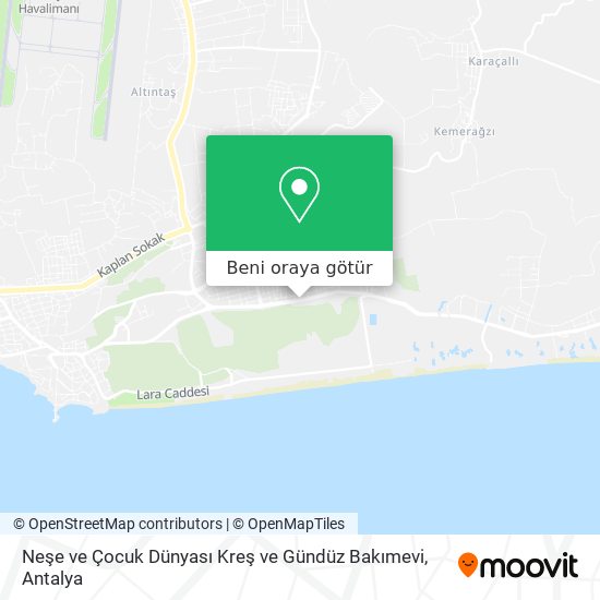Neşe ve Çocuk Dünyası Kreş ve Gündüz Bakımevi harita