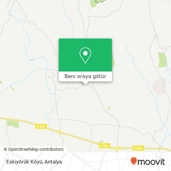 Eskiyörük Köyü harita