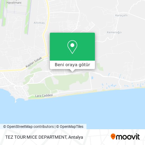 TEZ TOUR MICE DEPARTMENT harita