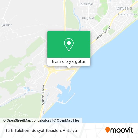 Türk Telekom Sosyal Tesisleri harita