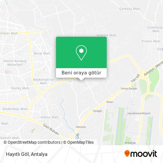 Hayıtlı Göl harita