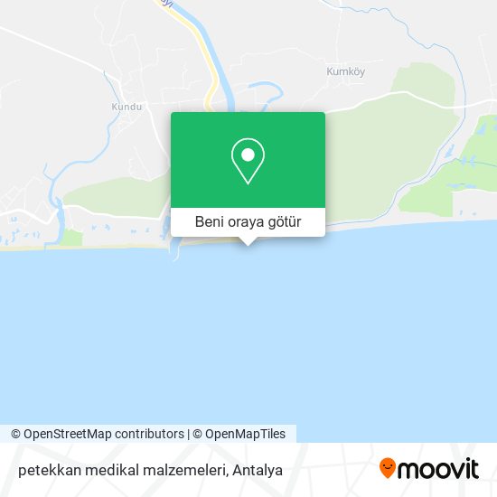 petekkan medikal malzemeleri harita