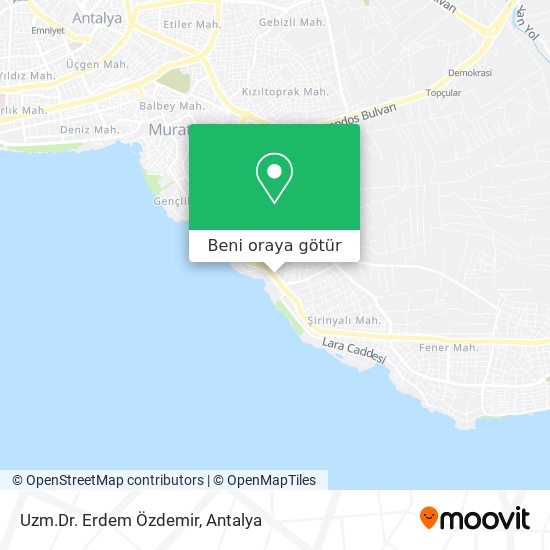 Uzm.Dr. Erdem Özdemir harita