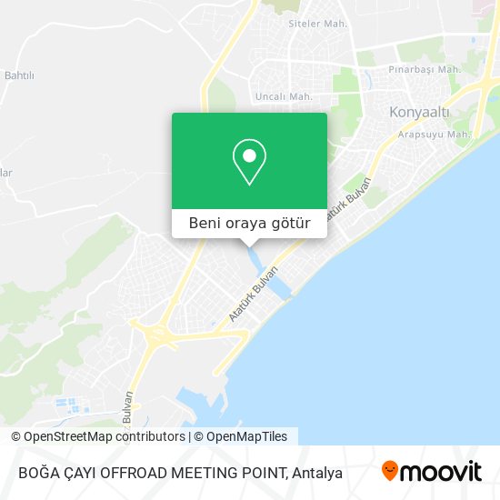 BOĞA ÇAYI OFFROAD MEETING POINT harita
