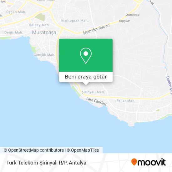 Türk Telekom Şirinyalı R/P harita