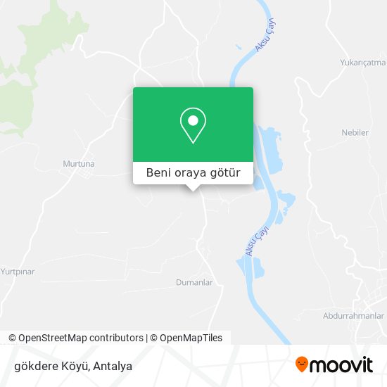 gökdere Köyü harita