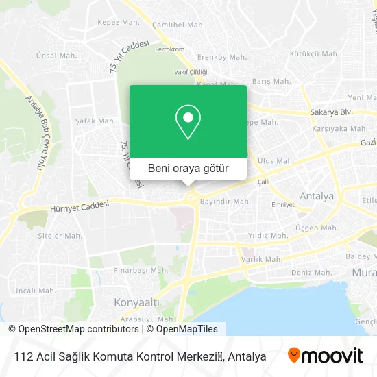 112 Acil Sağlik Komuta Kontrol Merkezi🚑 harita
