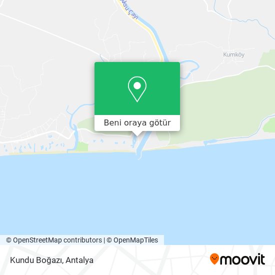 Kundu Boğazı harita