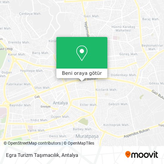Egra Turizm Taşımacılık harita