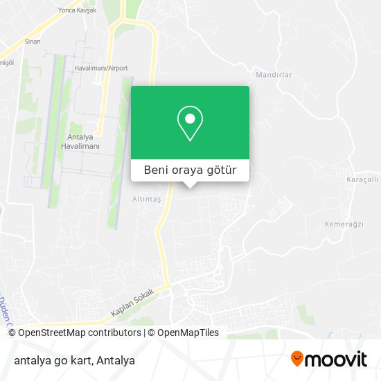 antalya go kart harita