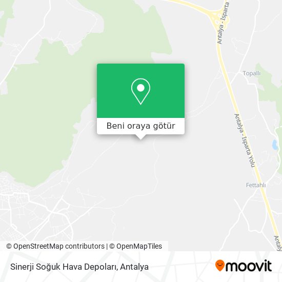 Sinerji Soğuk Hava Depoları harita