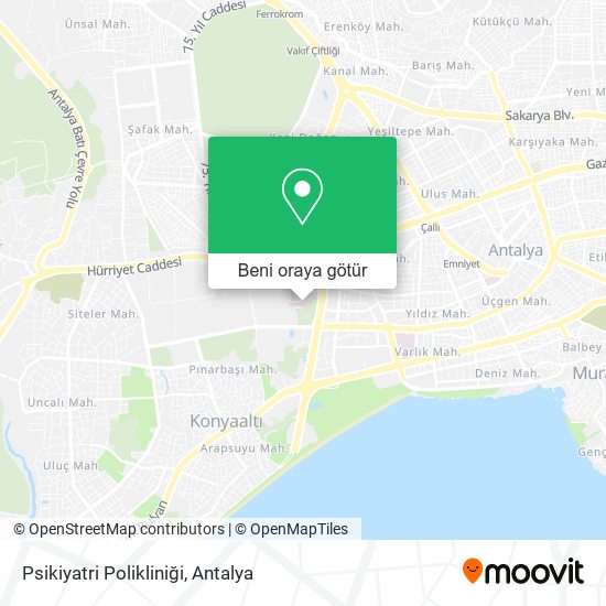 Psikiyatri Polikliniği harita
