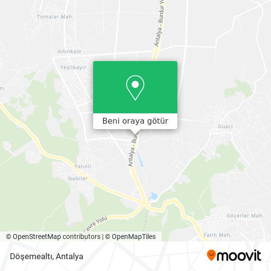 Döşemealtı harita