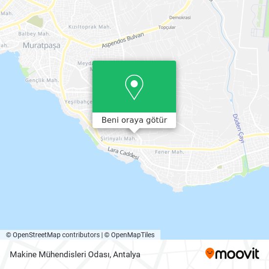 Makine Mühendisleri Odası harita